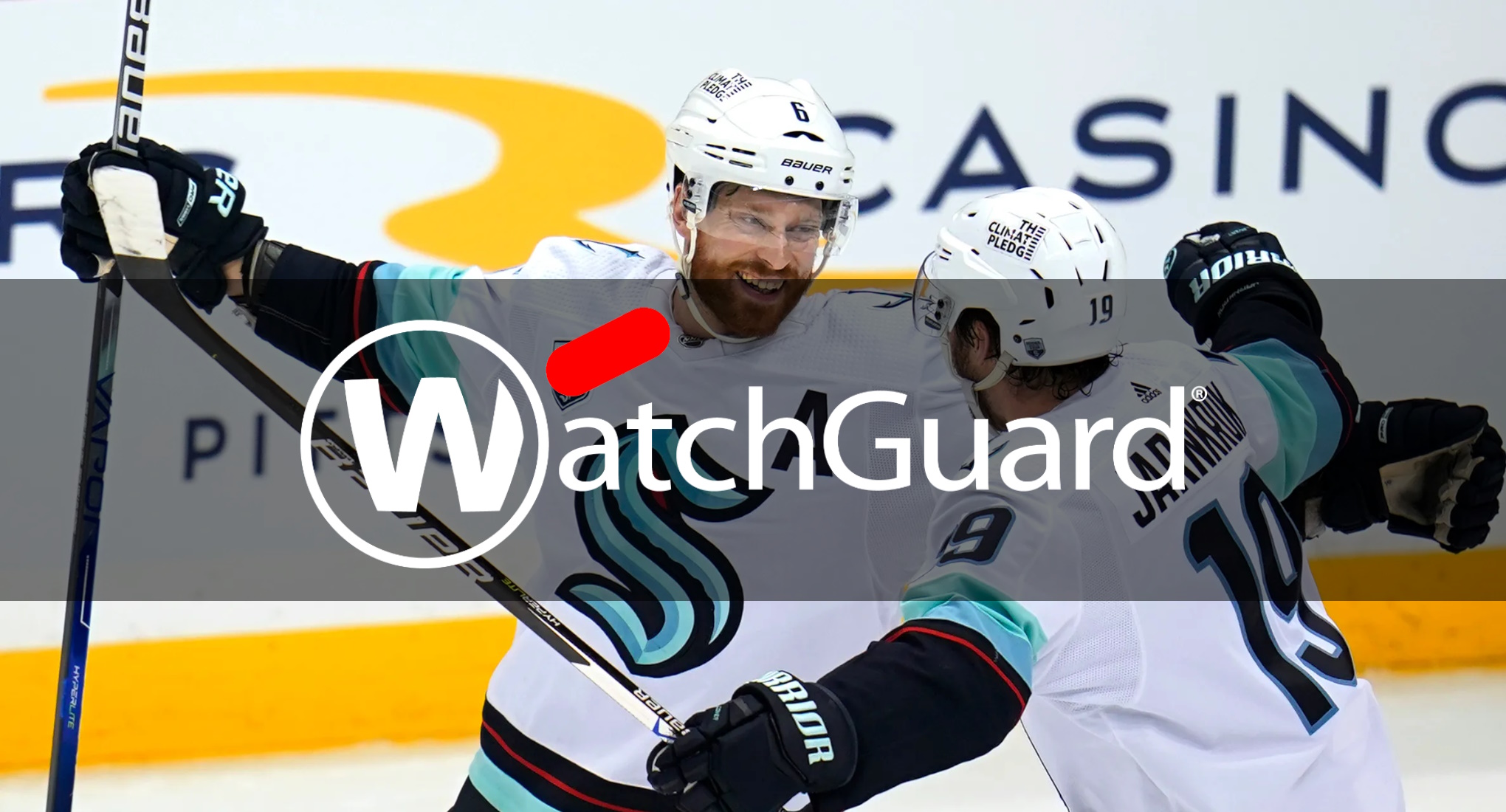 WatchGuard plays defence for Seattle Kraken in the NHL