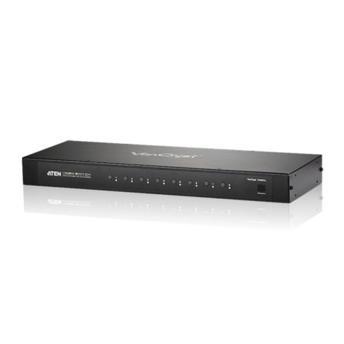 ATEN VS0801A-AT-E KVM switch Rack mounting Black