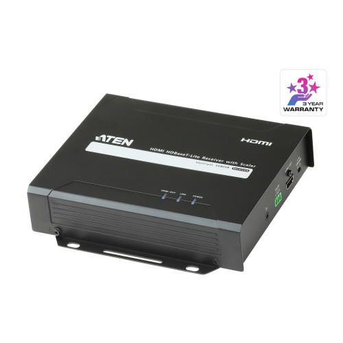 ATEN VE805R-AT-E AV extender AV receiver Black