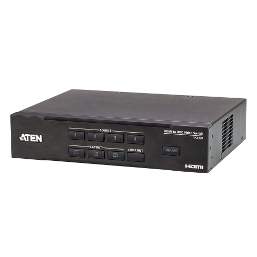 ATEN CAMLIVE PRO 4K 4-Input HDMI to USB Video Switcher