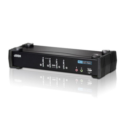 ATEN CS1764A-AT-E KVM switch Black