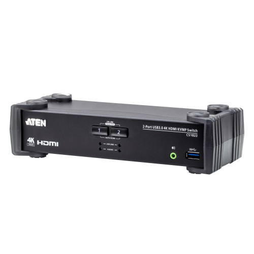 ATEN CS1822-AT-E KVM switch Black