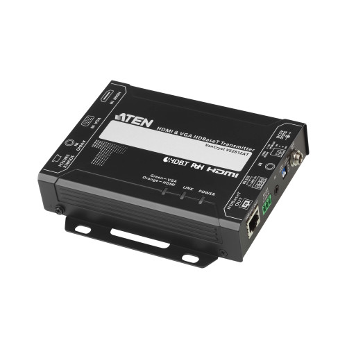 ATEN VE2812AT-AT-E AV extender AV transmitter Black