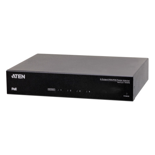 ATEN VE44PB-AT-E network extender Network transmitter & receiver Black