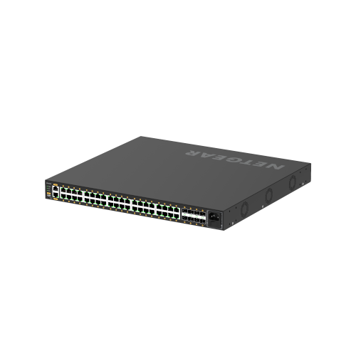 NETGEAR GSM4248P-100EUS network switch Managed L2/L3/L4 Gigabit Ethernet (10/100/1000) Power over Ethernet (PoE) Black