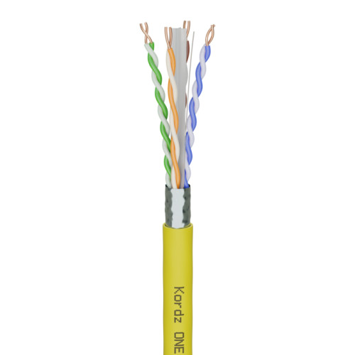 Kordz K13602-152M-YL networking cable Yellow Cat6a F/UTP (FTP)