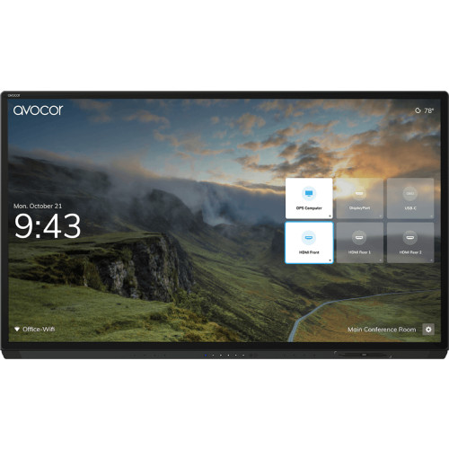 Avocor AVG-8560 G-Series - 85" 4K InGlassâ„¢ LED Interactive Display