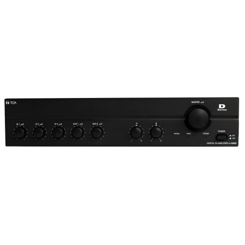 TOA A-2030DD audio amplifier 1.0 channels Performance/stage Black