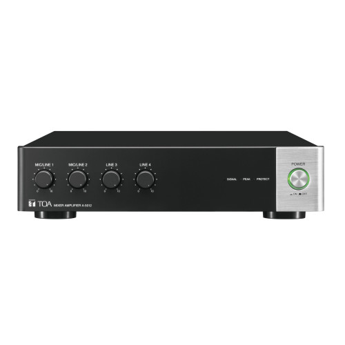 TOA A-5006 audio amplifier Black, Steel