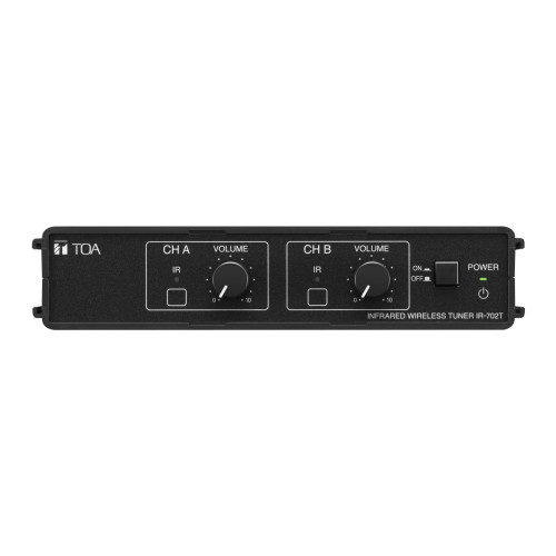 TOA IR-702T audio tuner Home Black