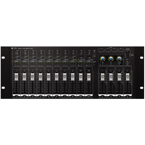 TOA M-864D audio mixer 8 channels 20 - 20000 Hz Black