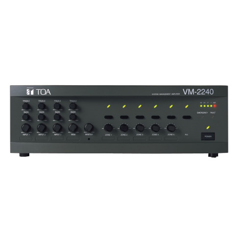 TOA VM-2120 audio amplifier Public Address (PA) system Grey