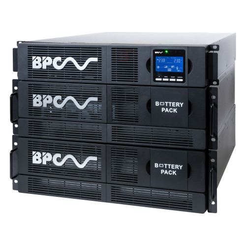 BPC PowerGem Online 6000/6000 20x9AH uninterruptible power supply (UPS) Double-conversion (Online) 6000 kVA 6000 W