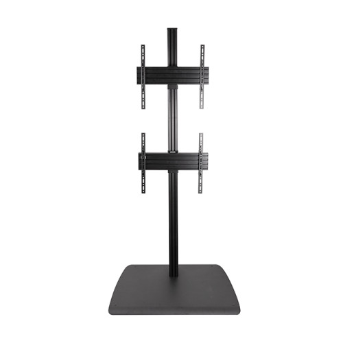 SYSTEM X - Universal Dual Stack Flat Screen Floor Stand (VESA 600 x 400) - 1.8m