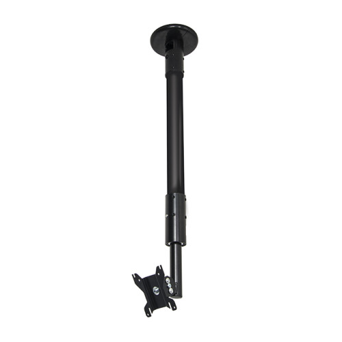 B-Tech Flat Screen Ceiling / Desk Mount with Tilt & Swivel (VESA 100) - 2m Ã˜50mm Pole