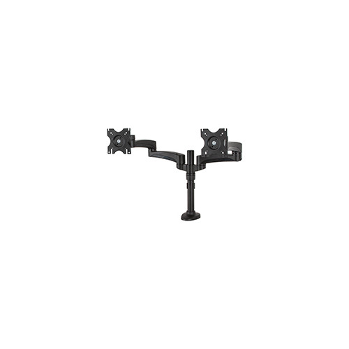 B-Tech Twin Flat Screen Desk Mount with Double Arms