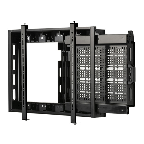 B-Tech Flat Screen Wall Mount with Slide-Out AV Storage Tray (VESA 600 x 400)