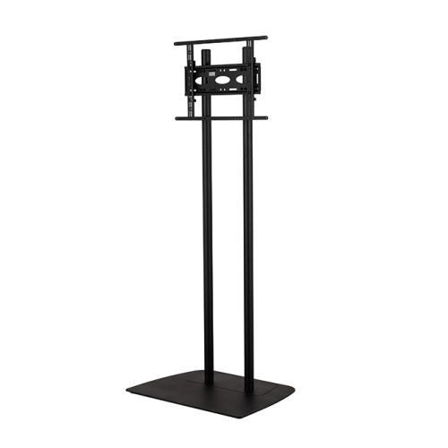 B-Tech Universal Flat Screen Floor Stand (VESA 600 x 400) - Twin 1.8m Ã˜50mm Poles