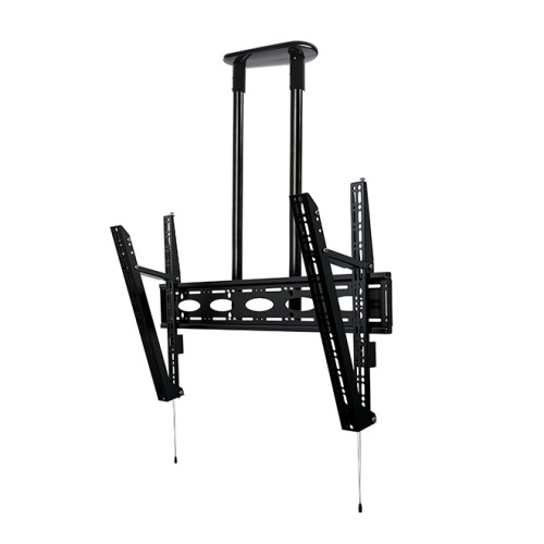 B-Tech Extra-Large Universal Flat Screen Ceiling Mount with Tilt (VESA 1000 x 600) - 1m Ã˜50mm Poles