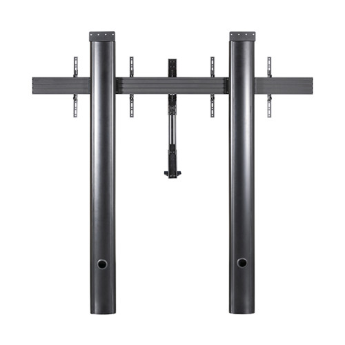 B-Tech MODE-AL - Premium Floor-To-Wall Twin Screen VC Stand - (VESA 600 x 400) - 2m