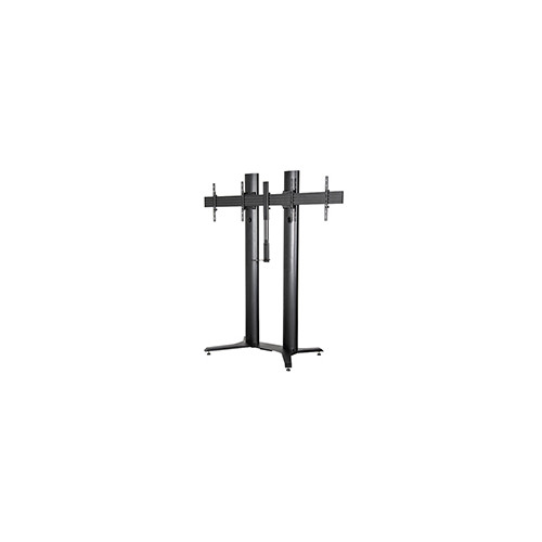 B-Tech MODE-AL - Premium Freestanding Twin Screen VC Stand - (VESA 600 x 400) - 2m