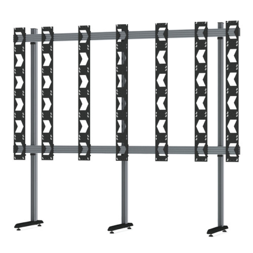B-Tech SYSTEM X - Floor Stand for Unilumin UpanelS 6x6 DVLED Videowalls