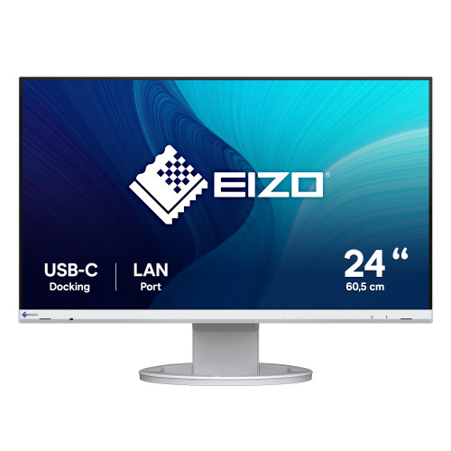 EIZO FlexScan EV2490-WT LED display 60.5 cm (23.8") 1920 x 1080 pixels Full HD White