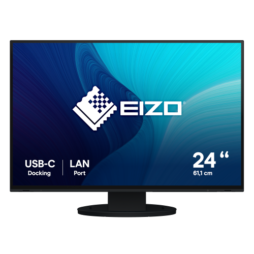 EIZO FlexScan EV2495-BK LED display 61.2 cm (24.1") 1920 x 1200 pixels WUXGA Black - EV2495-BK