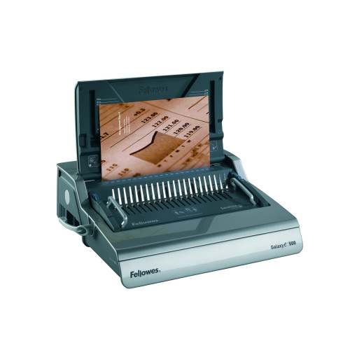 Fellowes Galaxy E Comb Comb binding machine 500 sheets Black, Silver