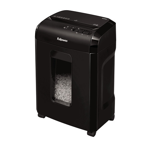 Fellowes Powershred 10M paper shredder Micro-cut shredding 65 dB Black