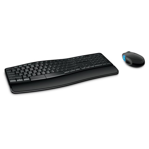 Microsoft Sculpt Comfort Desktop keyboard Mouse included Office RF Wireless QWERTY English Black