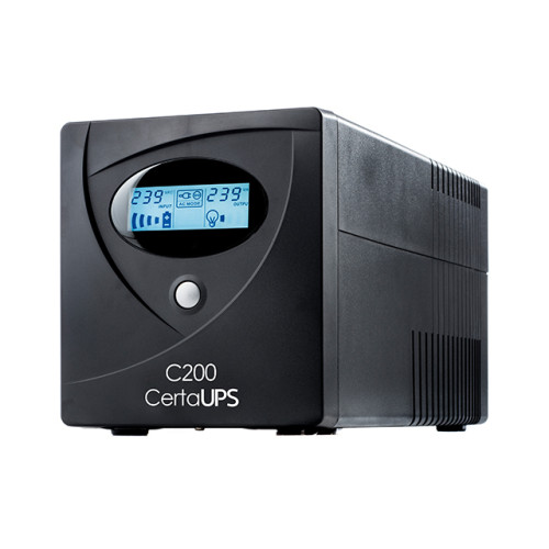 CertaUPS C200 uninterruptible power supply (UPS) Line-Interactive 1 kVA 700 W 4 AC outlet(s)