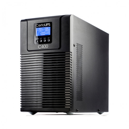 CertaUPS C400 uninterruptible power supply (UPS) Double-conversion (Online) 2 kVA 1800 W 4 AC outlet(s)