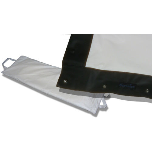 Sapphire AV SFFS404FR-WSF-FABRIC projection screen material Front PVC White