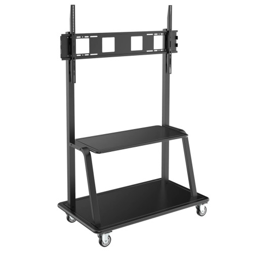 Tripp Lite DMCS60105XXDD Heavy-Duty Rolling TV Cart for 60â€ to 105â€ Flat-Screen Displays, Locking Casters, Black