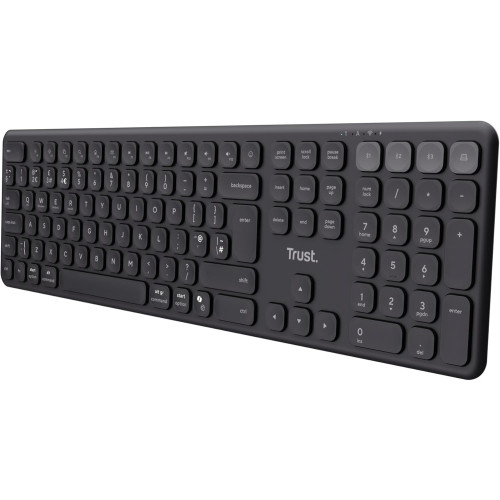 Trust Vaiya Multi-device wireless keyboard - Black