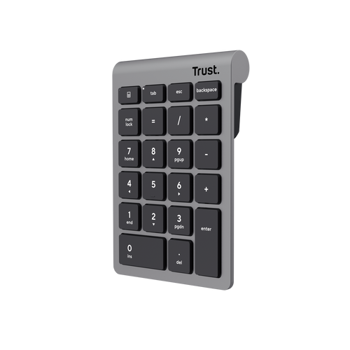 Trust Xalas numeric keypad Laptop/PC RF Wireless Silver - 25709