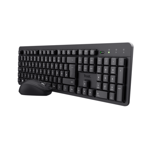 Trust TKM-360 keyboard Mouse included Office RF Wireless QWERTY UK English Black