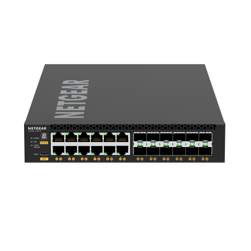 NETGEAR M4350-12X12F Managed L3 10G Ethernet (100/1000/10000) 1U Black