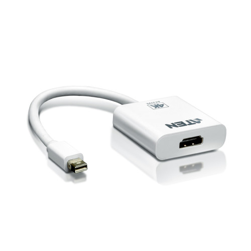 ATEN 4K Active mini DisplayPort to HDMI converter, 3D, up 3840 by 2160 @30Hz