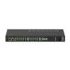 NETGEAR GSM4230P-100EUS network switch Managed L2/L3 Gigabit Ethernet (10/100/1000) Power over Ethernet (PoE) 1U Black