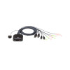 ATEN 2-Port USB DisPlayPort Cable KVM Switch - CS22DP-AT