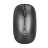 Manhattan MW3050 Wireless Optical Mouse, Black, 1200dpi, 2.4Ghz (up to 10m), USB, Ambidextrous, Three Button with Scroll Wheel, USB-A nano receiver, AA battery (included), Low friction base, 