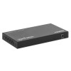 Manhattan 4K@60Hz 3-Port HDMI Switch, Switches Between Three HDMI Inputs on One HDMI Output (3x1), 18G, Automatic and Manual Switching, IR Remote Control, Black - 208222