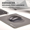 Fellowes Breyta XL Mouse Mat with Non-Slip Base XL Mouse Pad with Antibacterial Protection Grey - 100139316