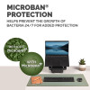 Fellowes Computer Desk Mat with Non-Slip Base Breyta Desk Mat with Antibacterial Protection Sage - 100139323